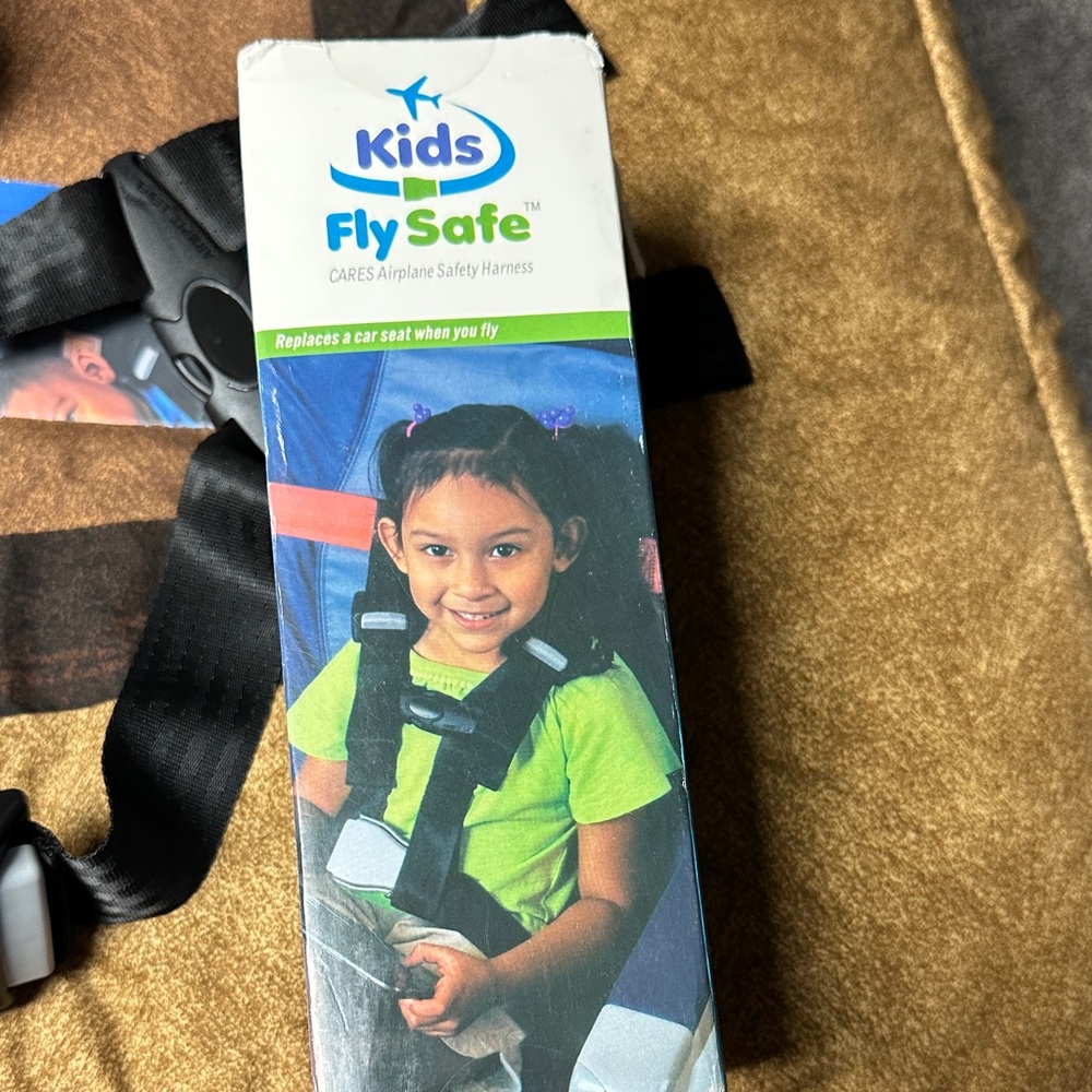 Airplane Safety Harness - Black